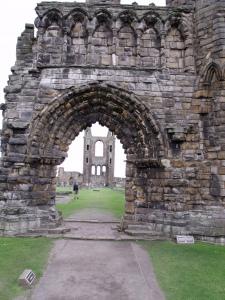 Looking through the entrance of st andrews cathedral