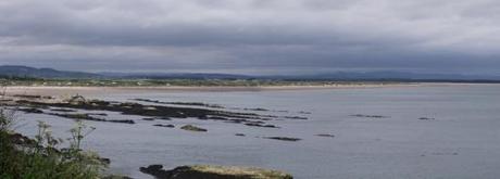 Panoramic view of west sands, st andrews