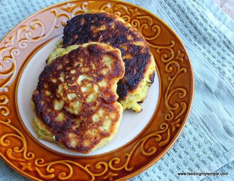 Corn and Zucchini Cakes