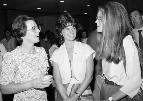 RIP Sally Ride.
(With Billy Jean King and Gloria Steinem.)
((Lord, Gloria Steinem was pretty.))
(((And so was Sally Ride.)))