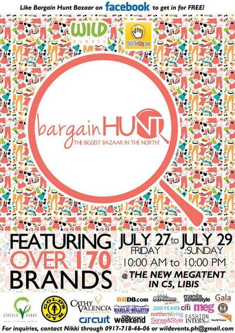WildEvents Bargain Hunt Bazaar – July 27-29, Megatent, Libis