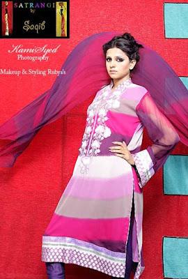 Satrangi by Saqib Casual & Eid Ramzan Party Wears Collection 2012