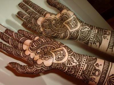 Stylish Mehndi Designs For Eid Collection 2012