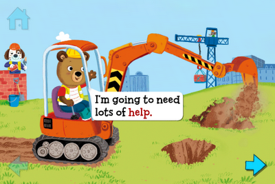 Bizzy Bear Builds a House, iPad, iPhone, App, Review