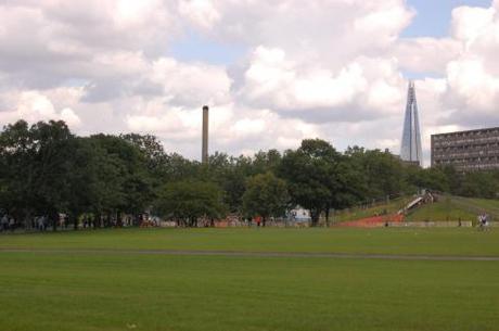 Burgess Park View Towards Play Area