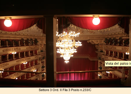 Update on the ticket sale @La Scala