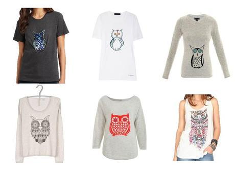 Fall Winter 2012 Trends - The owl tee - Le t-shirt hibou
