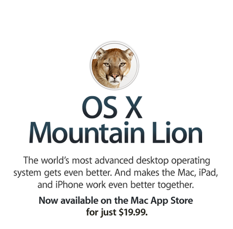 Mac OS X 10.8 Mountain Lion