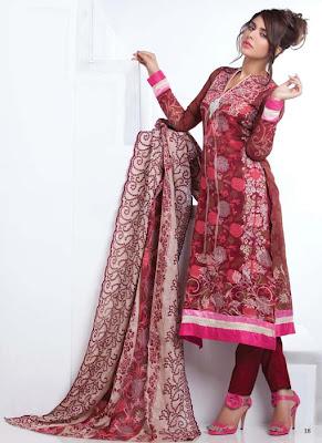 Firdous Cloth Mills Women Eid Print Collection 2012