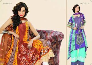 Lala Textiles Latest Vintage Eid Lawn Collection 2012