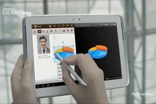 Samsung Galaxy Note 10.1 ads