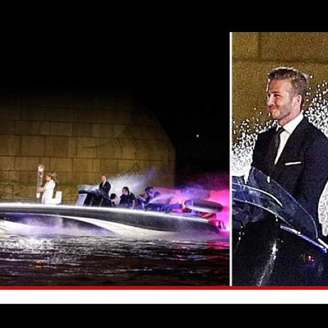 David Beckham cruises into the Olympics Opening Ceremony. I think I’m gonna faint!!! #2012Olympics #2012LondonOlympics ##DavidBeckham  (Taken with Instagram)