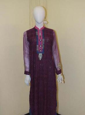 Wajiha Ansari Latest Fashion Dresses for Eid 2012