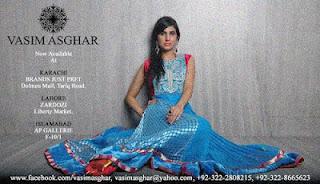 Vasim Asghar Eid Dresses for ladies 2012