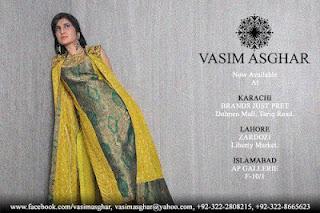 Vasim Asghar Eid Dresses for ladies 2012