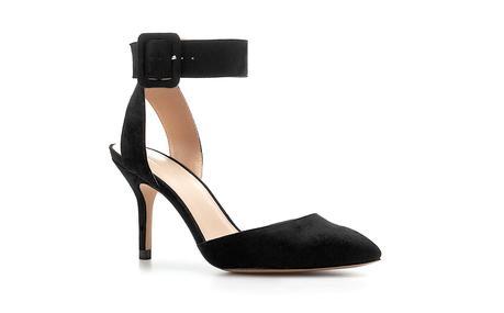 The Zara ankle-strap suede shoes