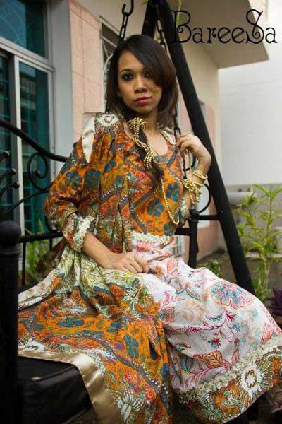 Bareesa Fashion Eid Collection 2012 for Women with Vivacious and Panache Prints