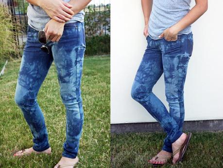 DIY // Tie dye jeans