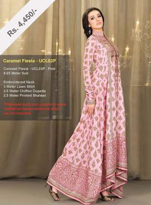 Latest Lawn Dresses For Ramzan Eid 2012 Umar Sayeed – Alkaram Studio