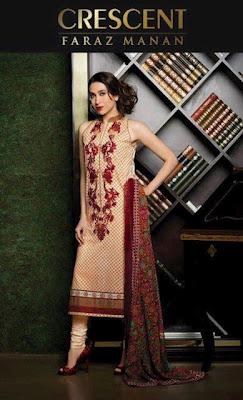 Crescent Lawn Latest Eid Collection By Faraz Manan 2012