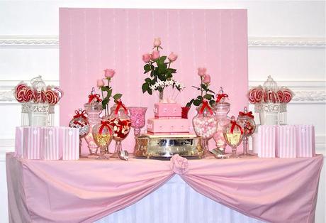 A Pink and White Christening with a splash of Red by The Inspired Occasion