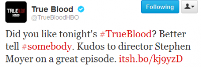 truebloodhbo truebloodhbo 400x133 Fans react on Twitter to Stephen Moyer’s True Blood directorial debut