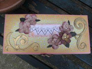 Decorated gift box & card