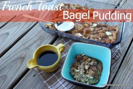 French Toast Bagel Pudding