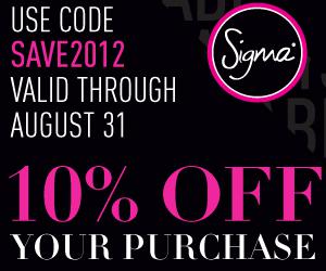 New Sigma Discount Code For August 2012!