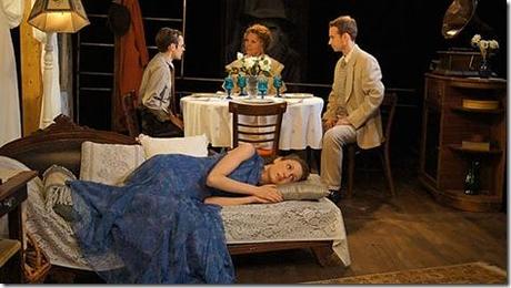 Ryan Heindl, Jacqueline Grandt, Chris Daley, Front Sarah Mayhan, Glass Menagerie