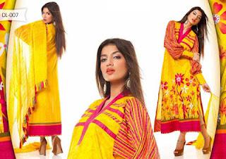 Al Hamra Textile Daisy Laurel Lawn New Eid Collection 2012