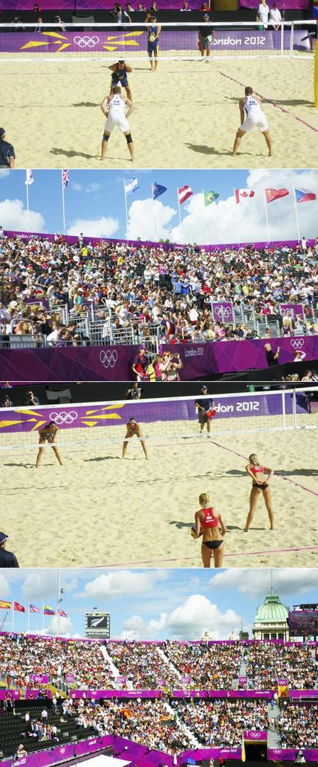 Olympics 2012 - Beach volleyball at Horse Guards Parade