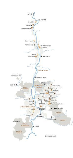 A golden wine triangle - The best Red, White and Rosé in the Southern Rhone