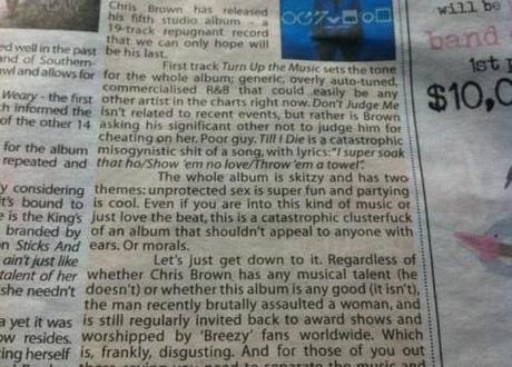 NO STARS EVER – the best Chris Brown album review you will ever read