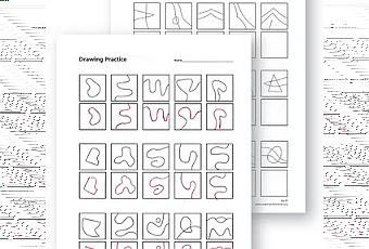 Drawing Practice Sheets, Grade K-2 - Paperblog