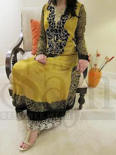 Latest Summer Dresses by Sajh Designer 2012