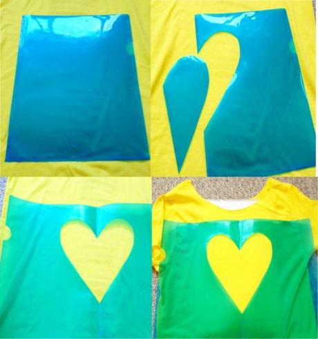 DIY: The Pink Heart T-shirt