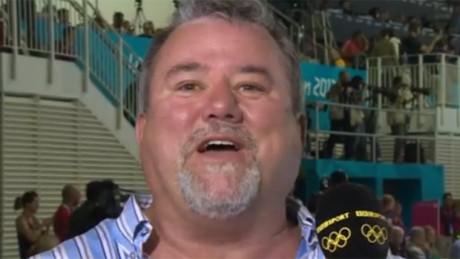 London 2012: Bert Le Cros, father of swimmer Chad Le Cros, is the world’s proudest dad. Ever