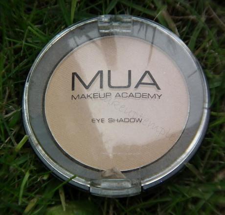 Swatches: Eye Shadow:  Makeup Academy: MUA : MUA Eye Shadow Shade 17 Matt Swatches