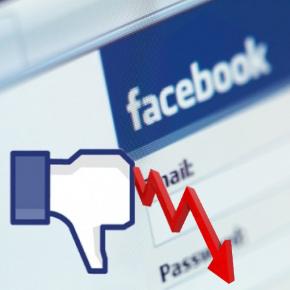 facebook shares down