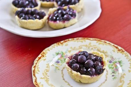 blueberry moscato tartlets