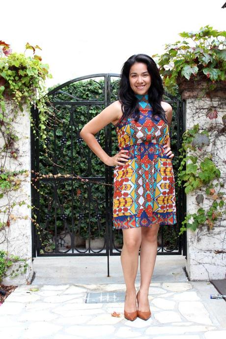 Cocktail Wear for Summer :: Bold Patterned Dress