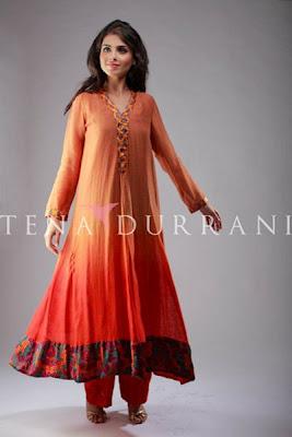 Tena Durrani Fashion Dresses  New Arrivals 2012