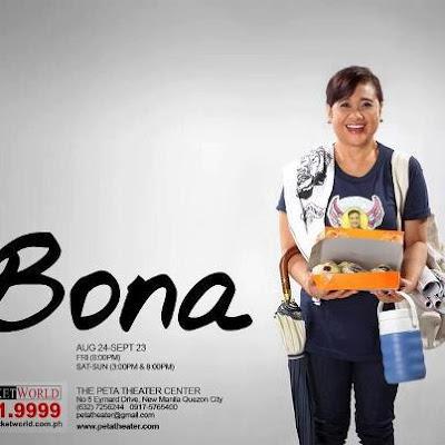 PETA's stage adaptation of Bona, starring Eugene Domingo, opens Aug. 24