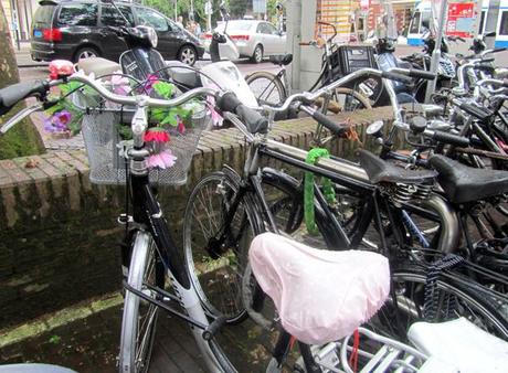 decorated bike in Amsterdam