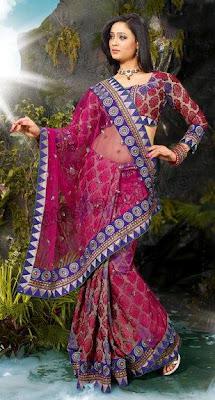 Shweta Tiwar Saree & Lehenga Shoot For Natasha Couture