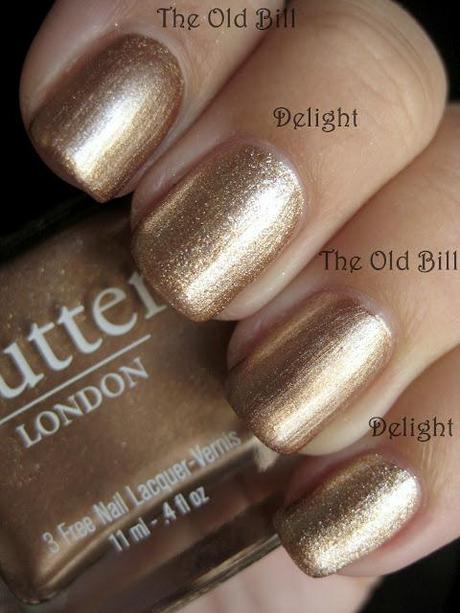 Butter London - The Old Bill and Chanel - Delight: Review and Comparison