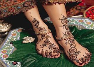Mehndi Designs For Legs & Foot