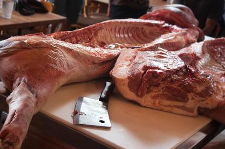 From Pig to Plate: Hog Butchering Demo at Cure Restaurant (Pittsburgh, PA)