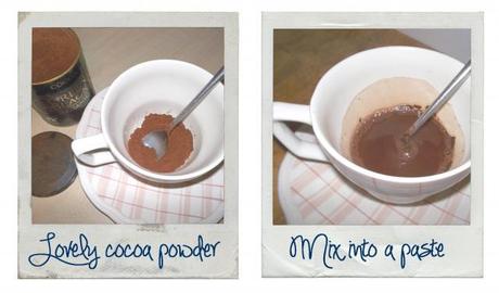 Drizzly day recipe – yummy almond hot chocolate!